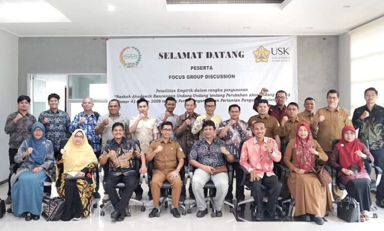 Dewan Perwakilan Daerah RI – USK Bahas RUU PLP2B